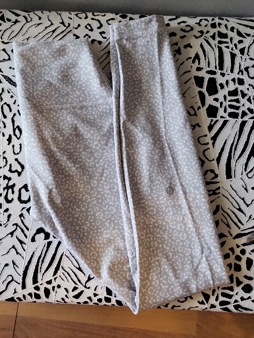 Grey Leopard Print Lululemon Leggings